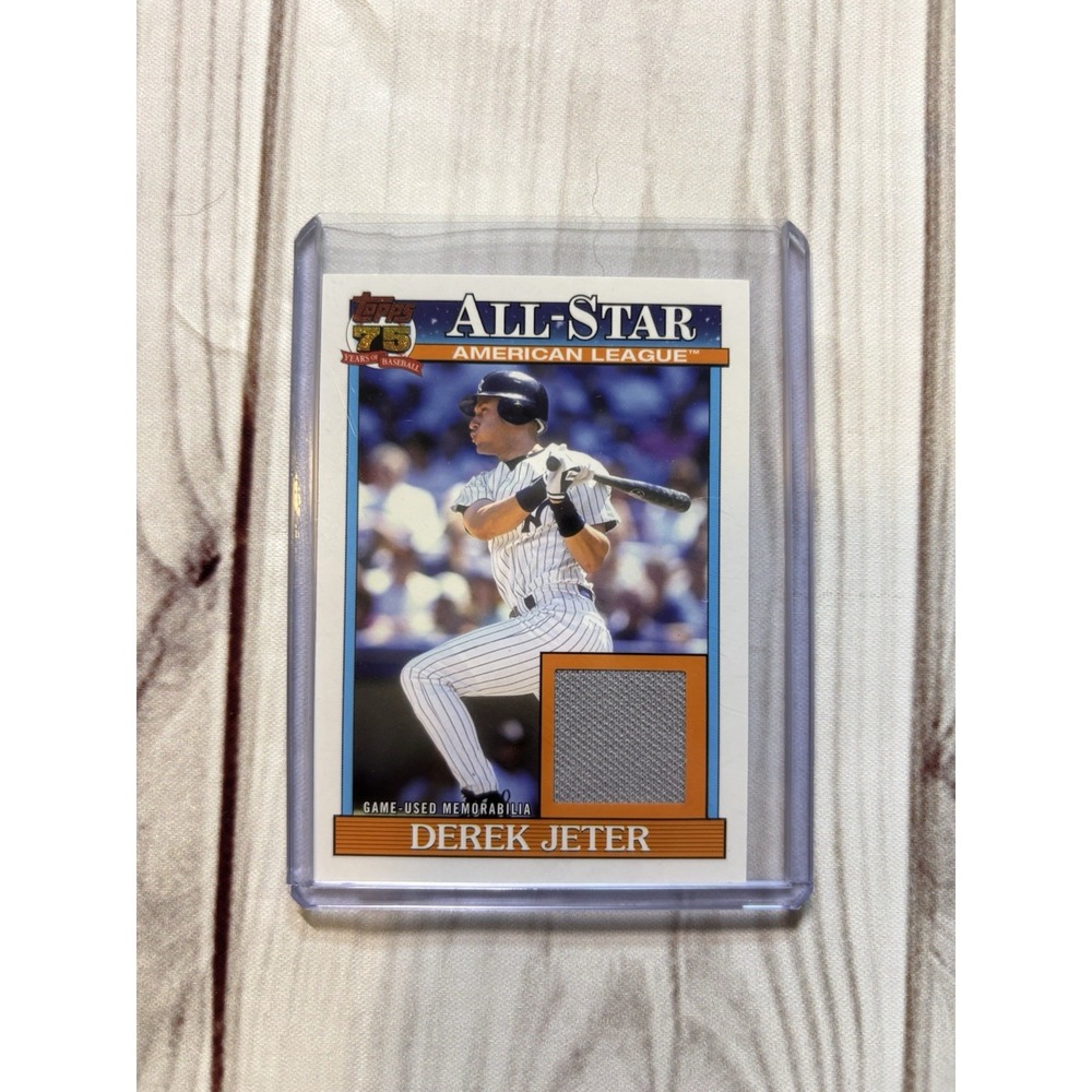 2026 Topps Series 2 1991 All-Star Relic Derek Jeter New York Yankees Card